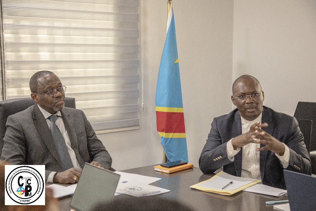 Réunion de concertation entre la CTCPM et l’équipe du Conseiller Spécial du Chef de l’État, Son Excellence Félix Antoine Tshisekedi Tshilombo