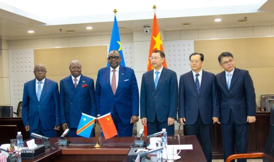 Signature d’un Mémorandum d’Accord sur la coopération dans les domaines de la géologie et des ressources minérales entre la RDC et la Chine.